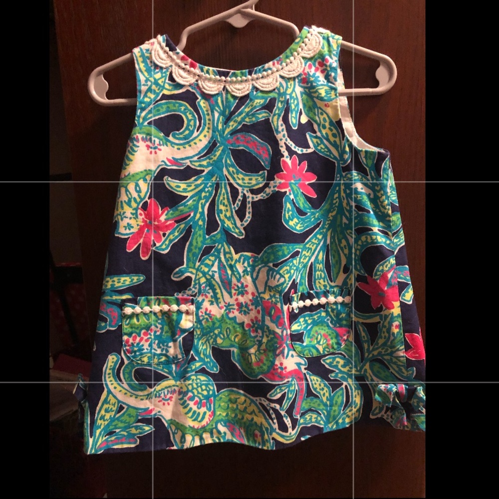 EUC Lily Pulitzer Dress & bloomers 18-24 months